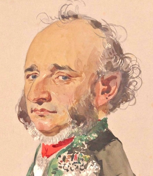 caricature by Giraud