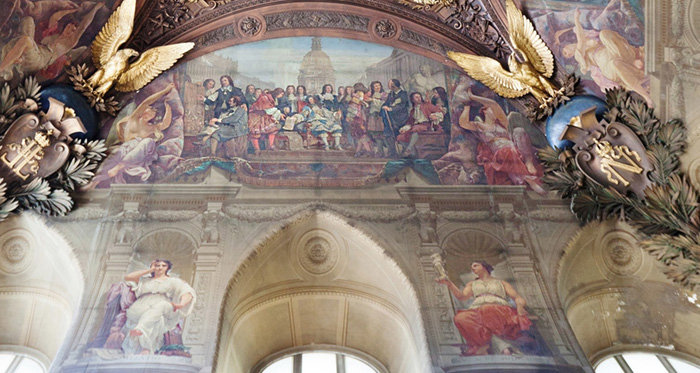 fresco's Salon Denon, Louvre