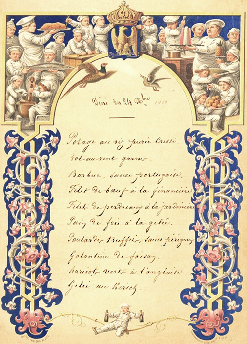 Viel's Christmas Eve dinner (1860) alt image text