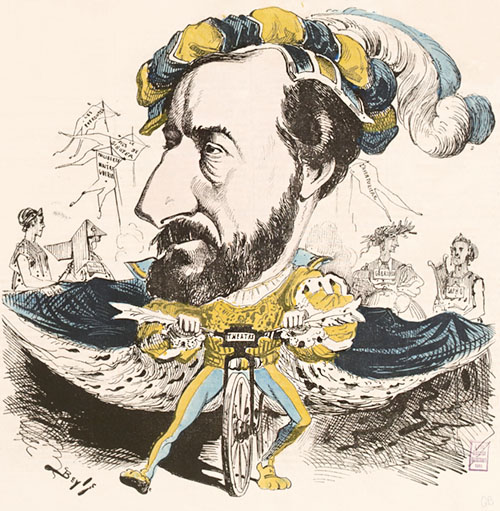 caricature by Beyle (1867)