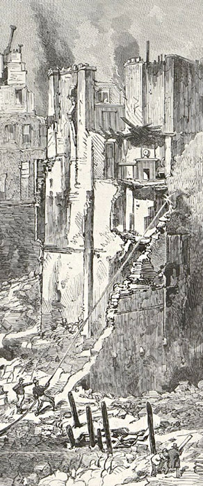 Rue de Lille destroyed LMI (1871)