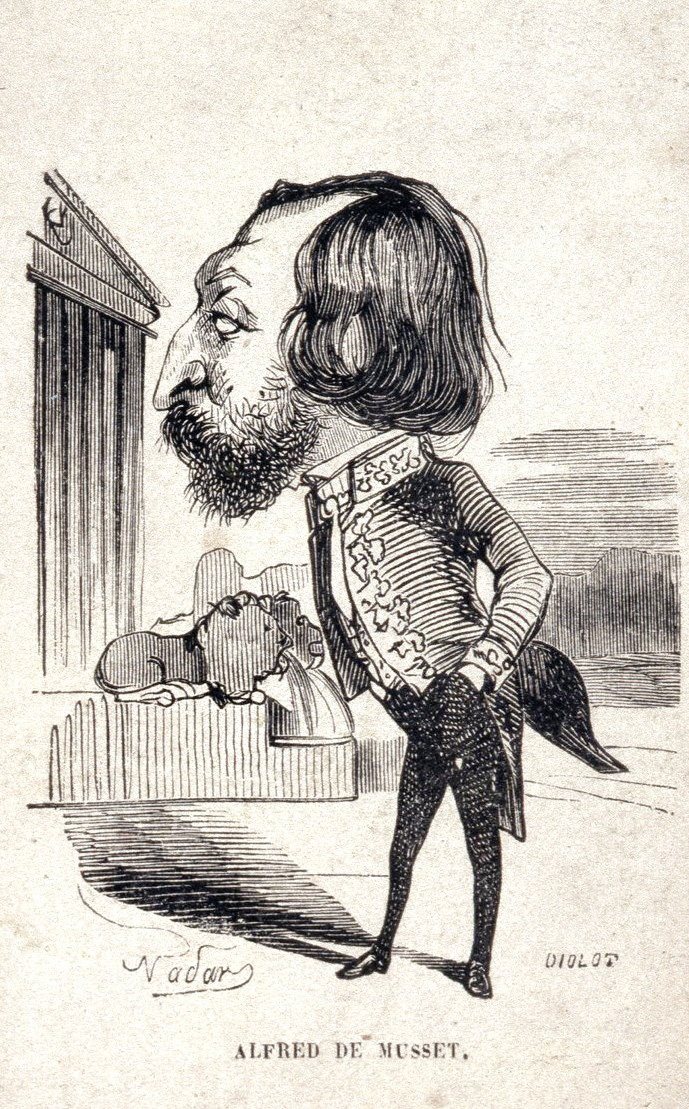 Caricature by Nadar (1854)